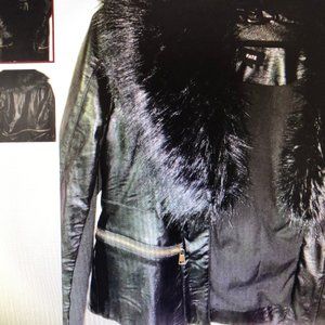 black jacket real leather